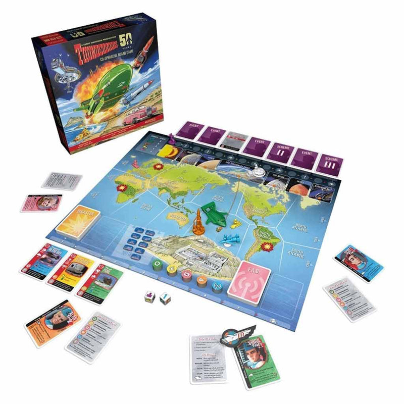 Thunderbirds Co-operative Board Game (Designed by Matt Lealock) - Bea DnD Games