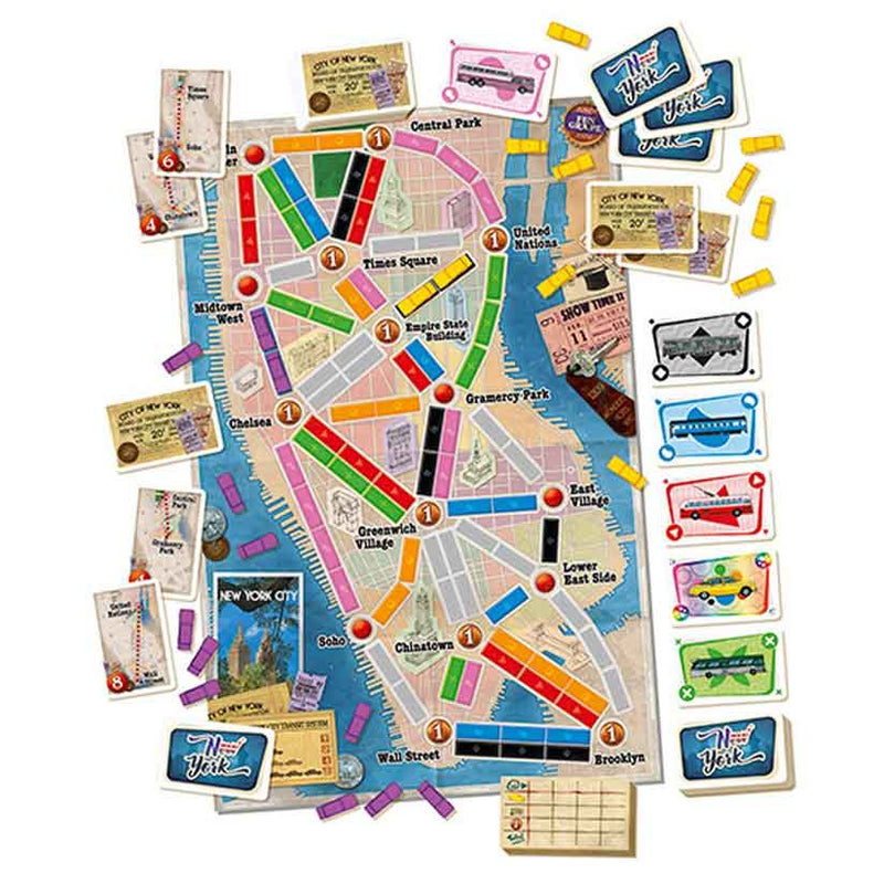 Ticket to Ride New York - Bea DnD Games