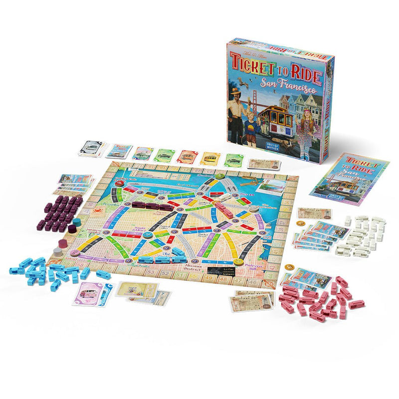 Ticket to Ride San Francisco - Bea DnD Games