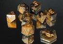 Tiger Eye - New Zealand Made Handcrafted Dice Set by Tui Dice - Bea DnD Games