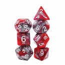 Titans Favour - 7 Piece Polyhedral Dice Set + Dice Bag - Bea DnD Games