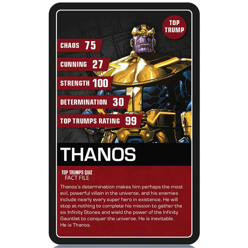 Top Trumps: Marvel Super Villains - Bea DnD Games