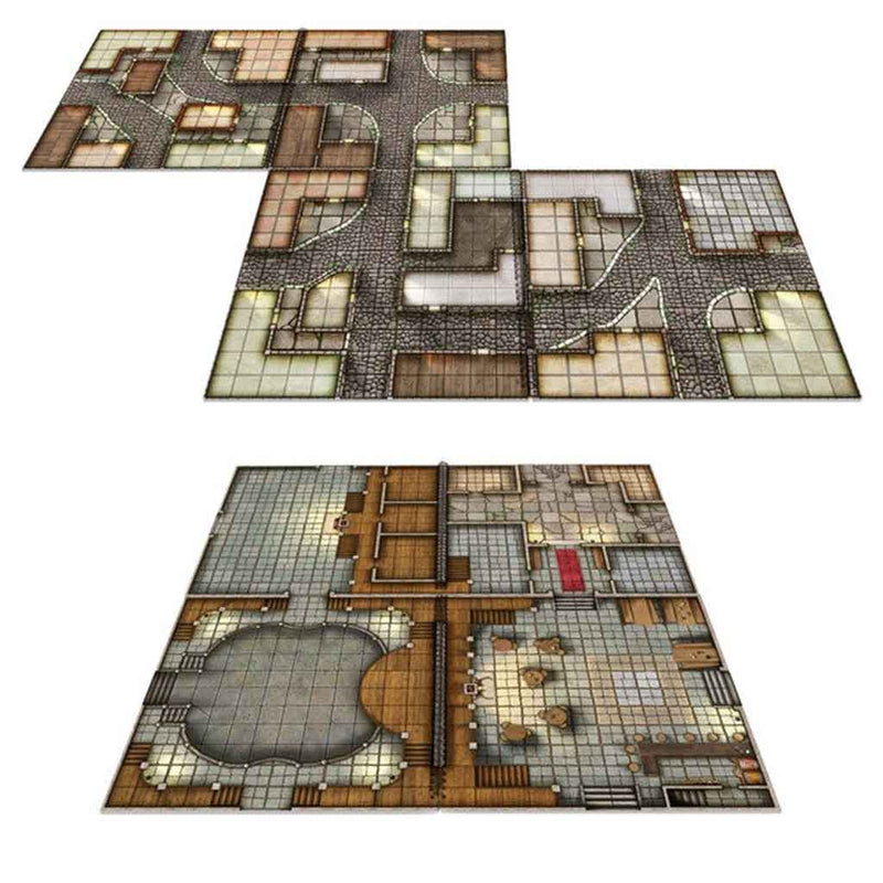 Towns & Taverns Books of Battle Mats - Bea DnD Games