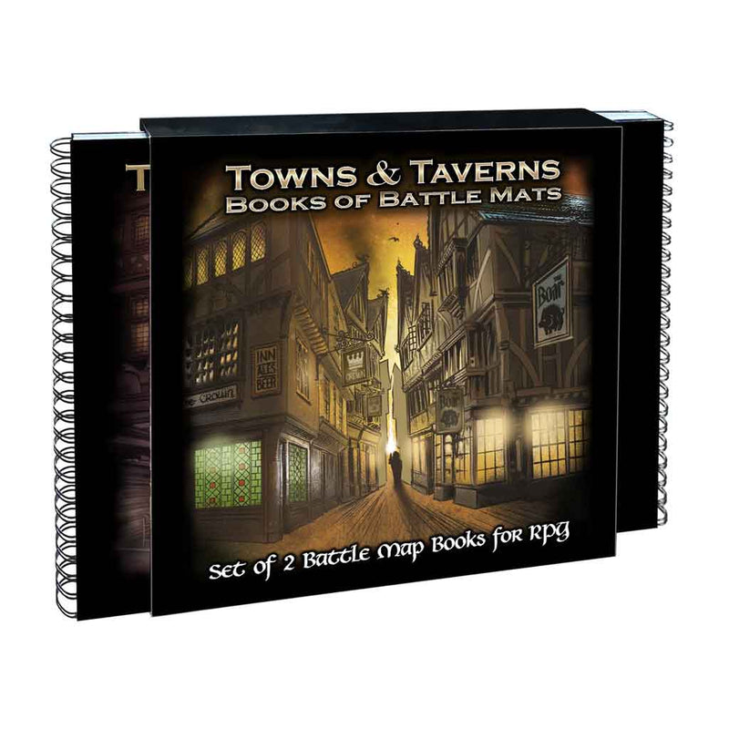 Towns & Taverns Books of Battle Mats - Bea DnD Games
