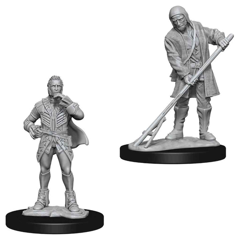 Townspeople Deepcuts Unpainted Miniatures - Bea DnD Games