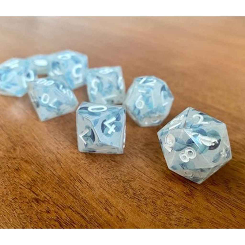 Tucalyptus - New Zealand Made Handcrafted Dice Set by Tui Dice - Bea DnD Games