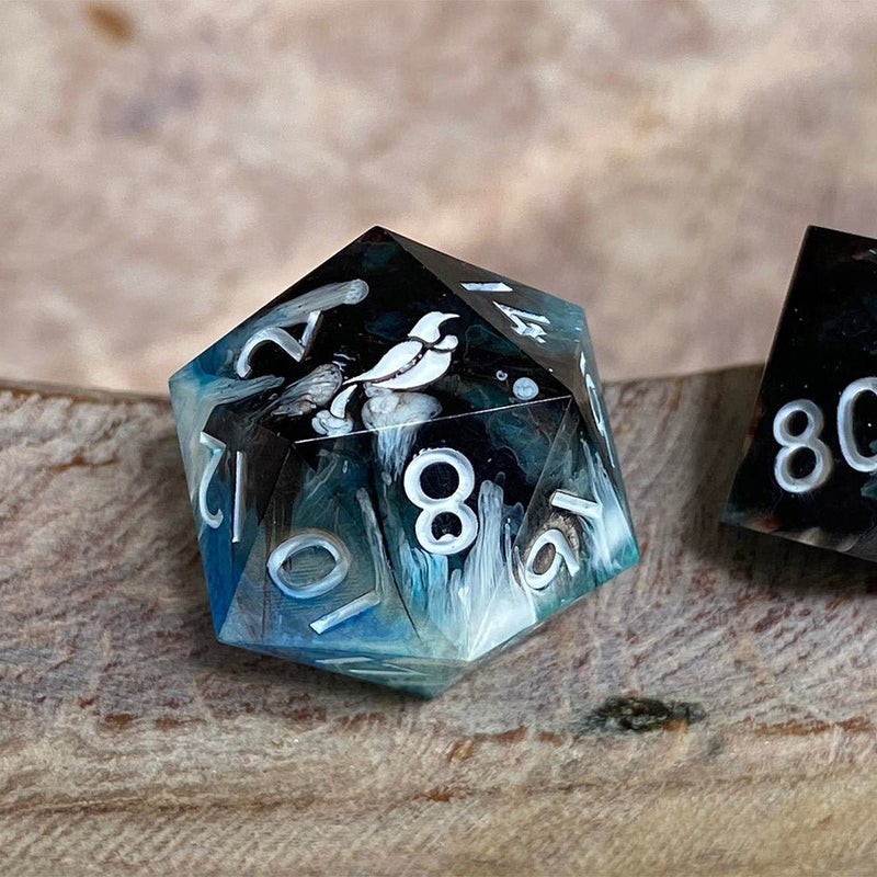 Tui New Zealand Made Handcrafted Dice Set by Tui Dice - Bea DnD Games