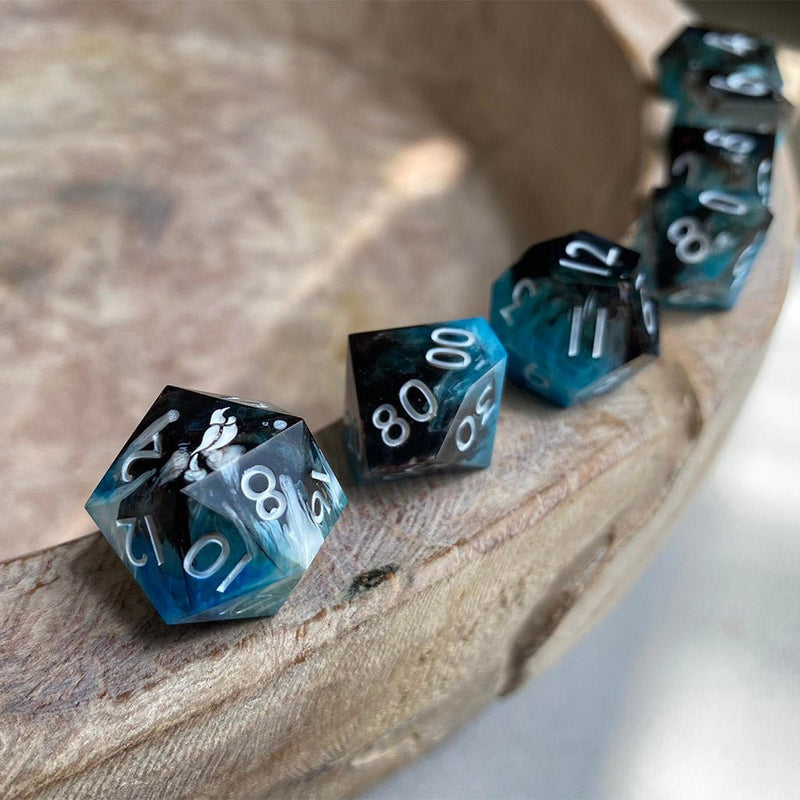 Tui New Zealand Made Handcrafted Dice Set by Tui Dice - Bea DnD Games