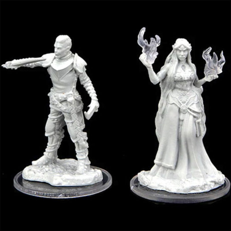 Turst Militia Swordsman & Lyrengorn Holy Priest Critical Role Unpainted Miniatures - Bea DnD Games