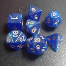 Twilight Hunt - 7 Piece Polyhedral Dice Set + Dice Bag - Bea DnD Games