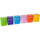 Ultra Pro Deck Box, Set of 6 (Orange, Purple, Light Blue, Pink, Yellow, Light Green) - Bea DnD Games