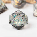 Underdark Secrets - Handcrafted Sharp Edge Dice Set & Dice Case - Bea DnD Games