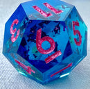 Underwater Party - New Zealand Made Handcrafted Dice Set by Tui Dice - Bea DnD Games