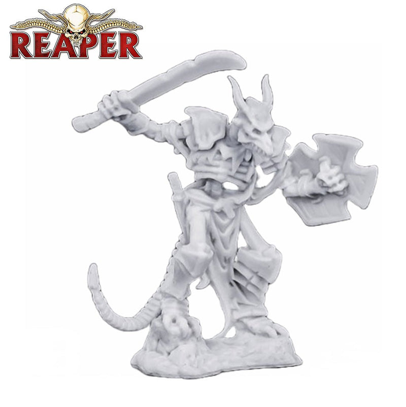 Undying Lizardfolk - Dark Heaven Bones Unpainted Miniatures by Reaper Miniatures - Bea DnD Games