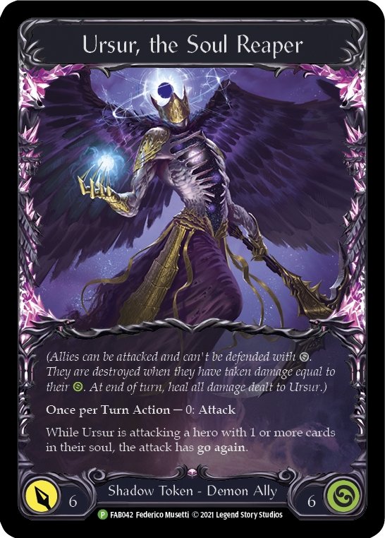 Ursur, the Soul Reaper [FAB042] (Promo) Rainbow Foil - Bea DnD Games