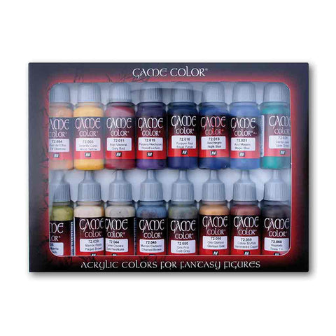Vallejo Game Colour - Advanced 16 Colour Set - Bea DnD Games