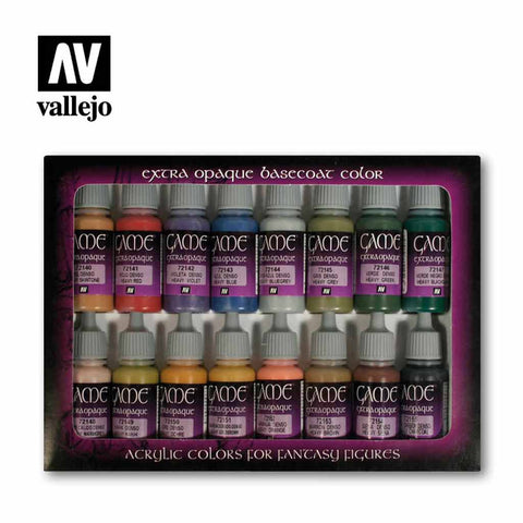 Vallejo Game Colour - Extra Opaque - 16 Colour Set - Bea DnD Games