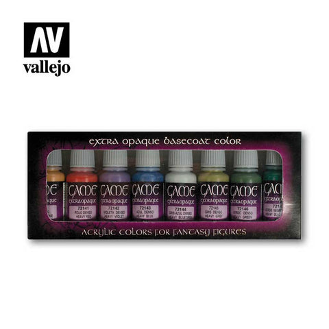 Vallejo Game Colour - Extra Opaque - 8 Colour Set - Bea DnD Games