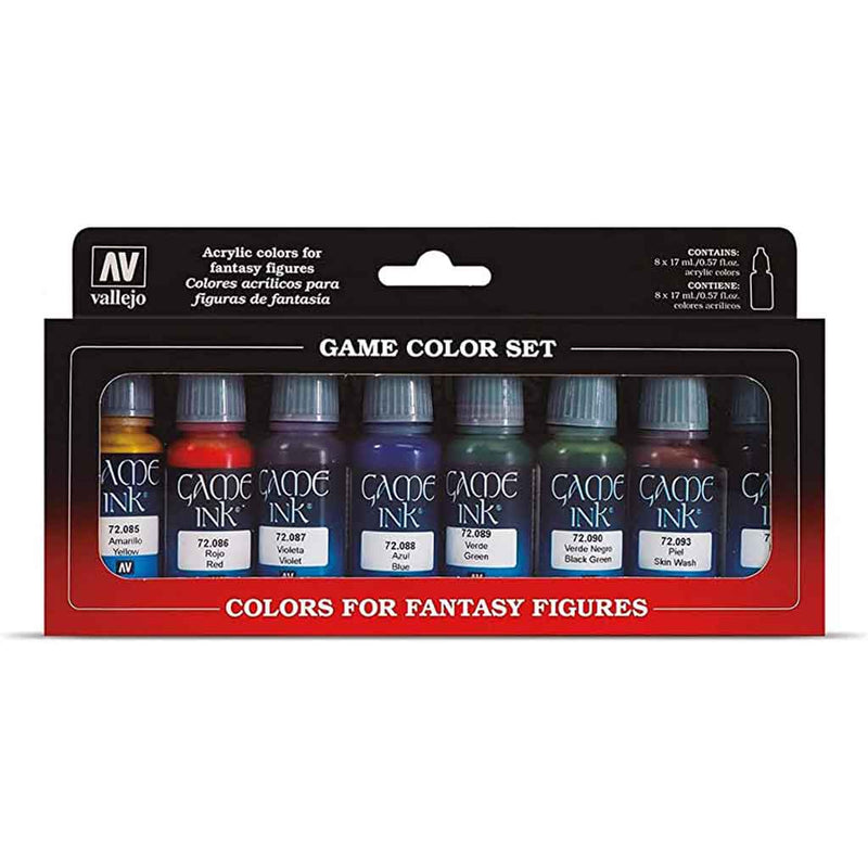 Vallejo Game Colour - Game Ink 8 Colour Set - Bea DnD Games