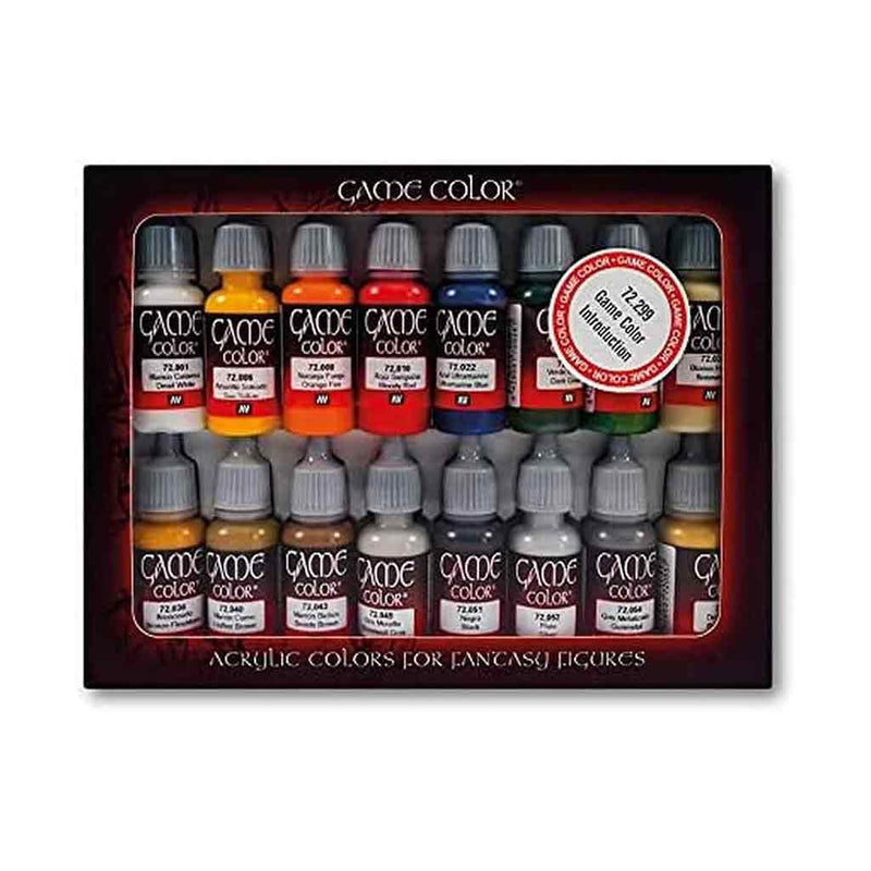 Vallejo Game Colour - Introduction 16 Colour Set - Bea DnD Games