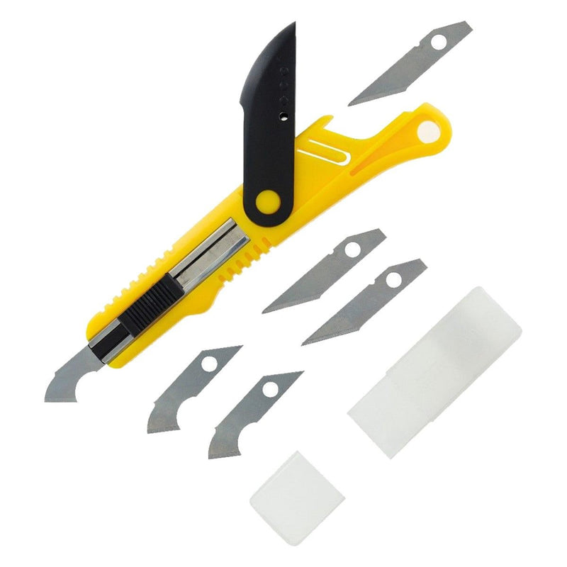 Vallejo Hobby Tools - Plastic Cutter Scriber Tool & 5 Spare Blades - Bea DnD Games
