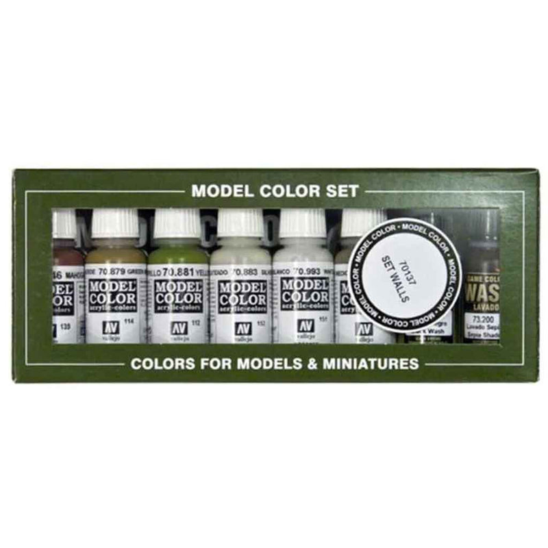 Vallejo Model Colour - Building Paints 8 Colour Set - Bea DnD Games
