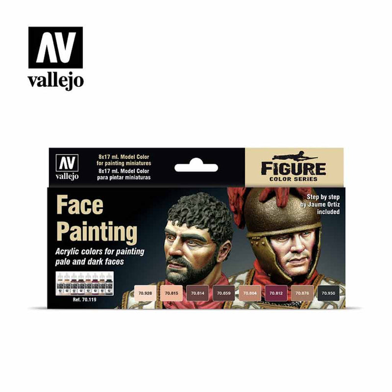Vallejo Model Colour - Face Painting Set by Jaume Ortiz - Bea DnD Games