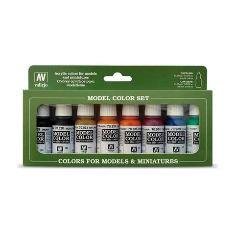 Vallejo Model Colour - Transparent Colours 8 Colour Set - Bea DnD Games