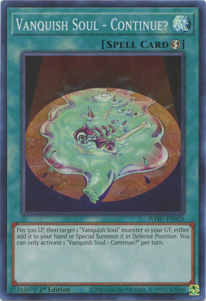Vanquish Soul - Continue? [WISU-EN025] Super Rare - Bea DnD Games