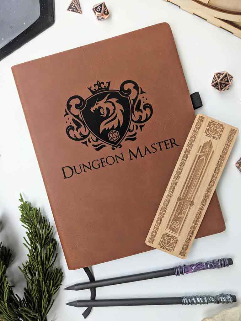 Vegan Leather Dungeon Master Journal - Bea DnD Games
