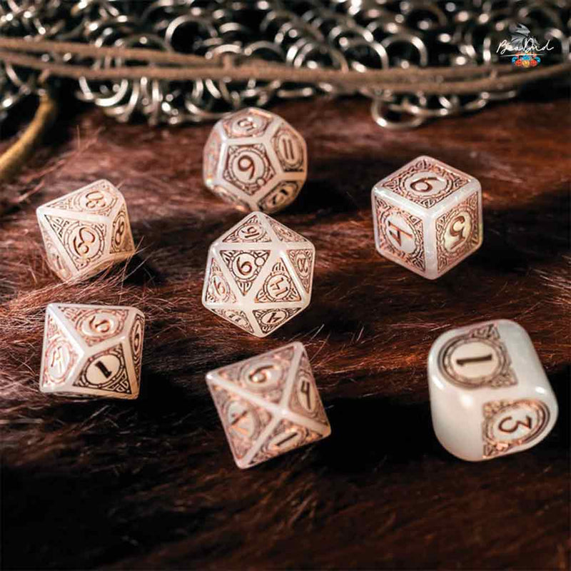 Viking - Niflheim 7pc Polyhedral Dice Set by Q Workshop - Bea DnD Games