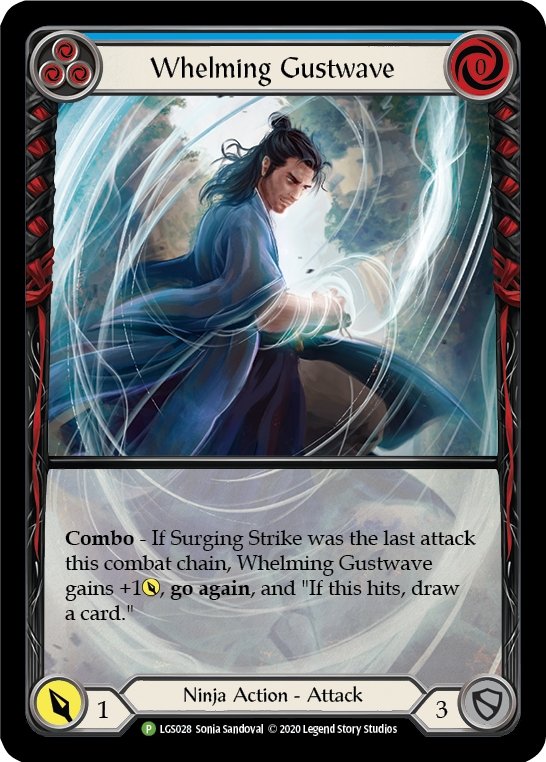 Whelming Gustwave (Blue) [LGS028] (Promo) Rainbow Foil - Bea DnD Games