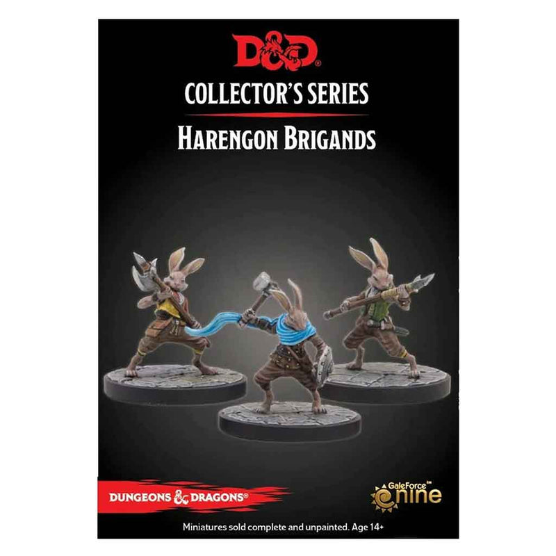 Wild Beyond the Witchlight Agdon Longscarf & Harengon Brigands - D&D Collectors Series Unpainted Miniatures - Bea DnD Games