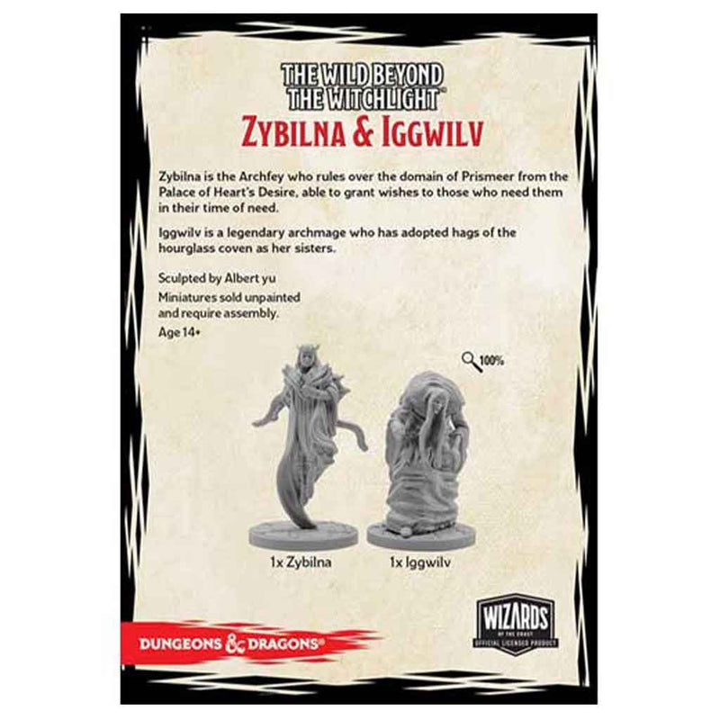 Wild Beyond the Witchlight Zybilna & Iggwilv - D&D Collectors Series Unpainted Miniatures - Bea DnD Games