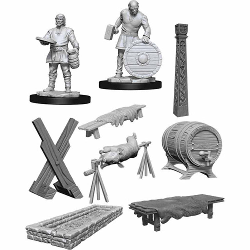 WizKids Deep Cuts Unpainted Miniatures Vikings - Bea DnD Games