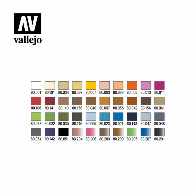 Wizkids Premium Paint Set by Vallejo: Basic Starter Case - Bea DnD Games