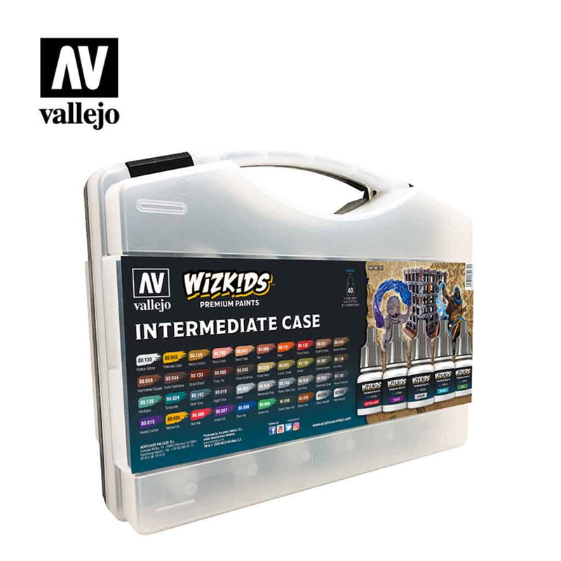 Wizkids Premium Paint Set by Vallejo: Intermediate Case - Bea DnD Games