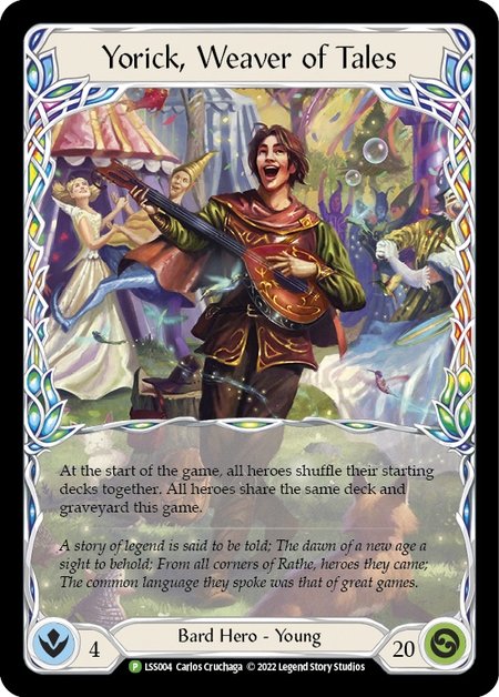 Yorick, Weaver of Tales [LSS004] (Promo) Cold Foil - Bea DnD Games